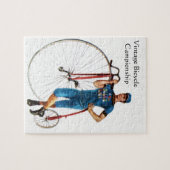 ヴィンテージの自転車選手権 ジグソーパズル (横)