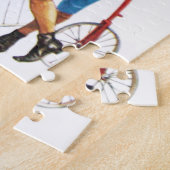 ヴィンテージの自転車選手権 ジグソーパズル (側面)