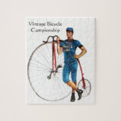 ヴィンテージの自転車選手権 ジグソーパズル (縦)