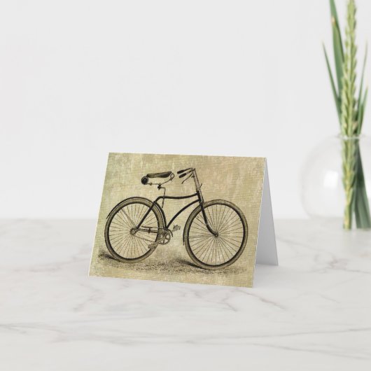 ヴィンテージの自転車 カード (正面)