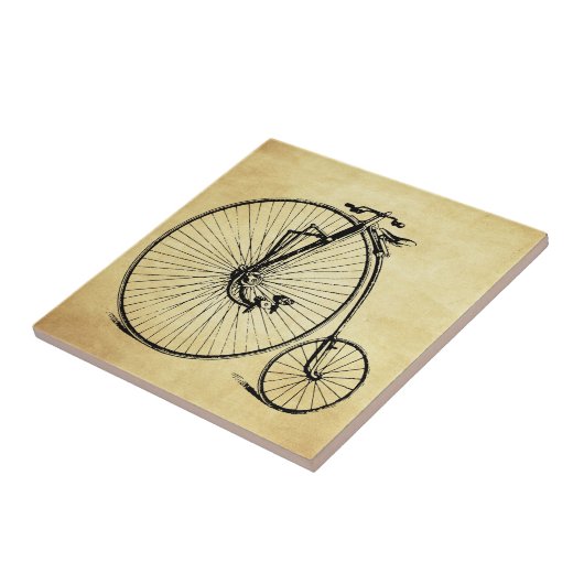 ヴィンテージの自転車 タイル (側面)