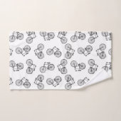 ヴィンテージの自転車 ハンドタオル (ハンドタオル)