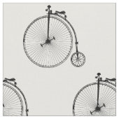 ヴィンテージの自転車 ファブリック (クローズアップ)