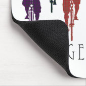 ヴィンテージの自転車 マウスパッド (コーナー)