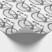 ヴィンテージの自転車 ラッピングペーパー (角)