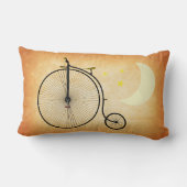 ヴィンテージの自転車 ランバークッション (裏面)