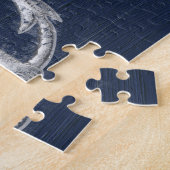 ヴィンテージの航海のないかり ジグソーパズル (側面)