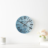 ヴィンテージの航海のなエレガントな姓のローマ数字 ラウンド壁時計 (ホーム)