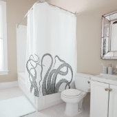 ヴィンテージの航海のなタコは触手のsteampunをkraken シャワーカーテン (インサイチュ)