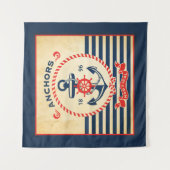 ヴィンテージの航海のなポスター タペストリー (正面)