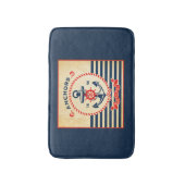 ヴィンテージの航海のなポスター バスマット (正面縦)