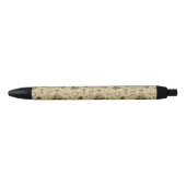ヴィンテージの航海パターン 古地図の背景 黒ボールペン (正面)