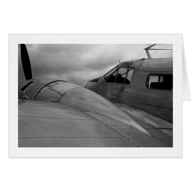 ヴィンテージの航空機#03 (正面横)