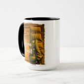 ヴィンテージの船のやる気を起こさせるな引用文はあなた自身を探検します マグカップ (正面左)