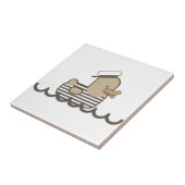 ヴィンテージの船員のアヒル タイル (側面)