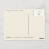 ヴィンテージの船員の人魚の捕獲物 ポストカード (裏面)