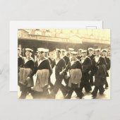 ヴィンテージの船員 ポストカード (正面/裏面)