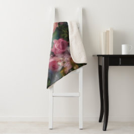 ヴィンテージの色のバラ色彩の鮮やか（すべての色） シェルパブランケット