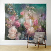 ヴィンテージの色のバラ色彩の鮮やか（すべての色） タペストリー (インサイチュ(横))