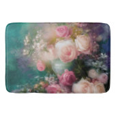 ヴィンテージの色のバラ色彩の鮮やか（すべての色） バスマット (正面)