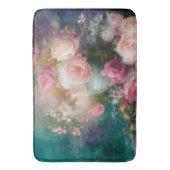 ヴィンテージの色のバラ色彩の鮮やか（すべての色） バスマット (正面縦)