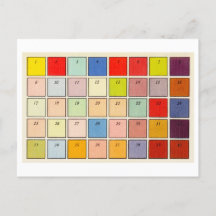 ヴィンテージの色彩用のカラーチャート