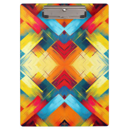 ヴィンテージの色：ジオメトスタイリッシュリ型枠 クリップボード