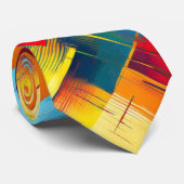 ヴィンテージの色:ジオメトスタイリッシュリ型枠 ネクタイ (ロール)