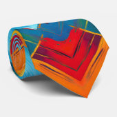 ヴィンテージの色：ジオメトスタイリッシュリ型枠 ネクタイ (ロール)