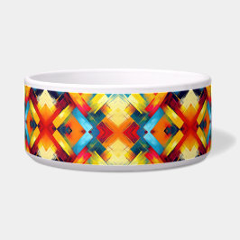 ヴィンテージの色：ジオメトスタイリッシュリ型枠 ボウル