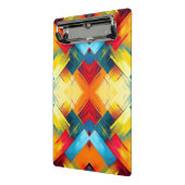 ヴィンテージの色：ジオメトスタイリッシュリ型枠 ミニクリップボード (アングル2)