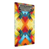 ヴィンテージの色：ジオメトスタイリッシュリ型枠 ミニクリップボード (アングル)