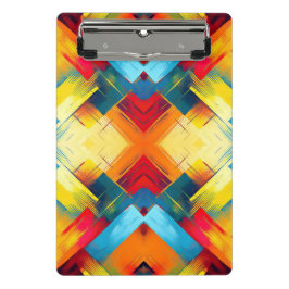 ヴィンテージの色：ジオメトスタイリッシュリ型枠 ミニクリップボード