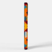 ヴィンテージの色：ジオメトスタイリッシュリ型枠 Case-Mate iPhoneケース (裏面 / 右)