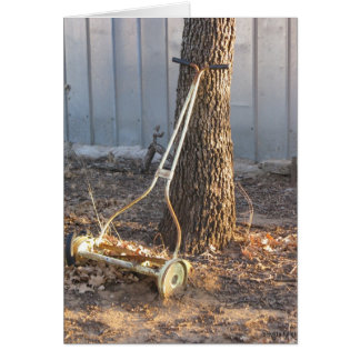 ヴィンテージの芝刈り機