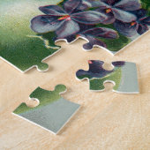 ヴィンテージの花が咲く復活祭の卵 ジグソーパズル (側面)