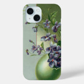 ヴィンテージの花が咲く復活祭の卵 Case-Mate iPhoneケース (裏面)