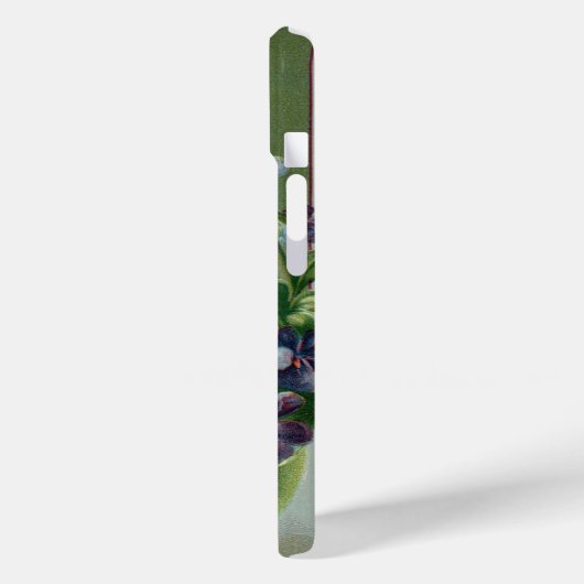 ヴィンテージの花が咲く復活祭の卵 Case-Mate iPhoneケース (裏面 / 左)