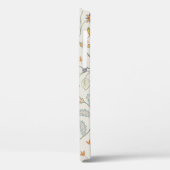 ヴィンテージの花が継ぎ目のない形をした葉の鳥 Case-Mate iPhoneケース (裏面 / 左)