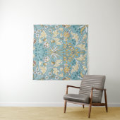 ヴィンテージの花と葉のシームレスなパターンli タペストリー (インサイチュ(横))