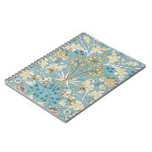 ヴィンテージの花と葉のシームレスなパターンli ノートブック (左側)