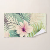 ヴィンテージの花と葉 バスタオルセット (ハンドタオル)