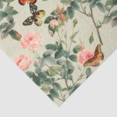 ヴィンテージの花と蝶の切り離しピューターVs2 薄葉紙 (詳細)