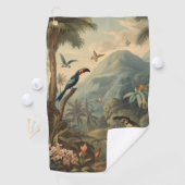 ヴィンテージの花と観光の植物界 ゴルフタオル (インサイチュ)