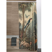 ヴィンテージの花と観光の植物界 シャワーカーテン