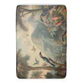 ヴィンテージの花と観光の植物界 バスマット (正面縦)