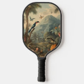 ヴィンテージの花と観光の植物界 ピックルボールラケット (裏面)