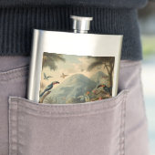 ヴィンテージの花と観光の植物界 フラスク (インサイチュ)