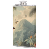 ヴィンテージの花と観光の植物界 フラスク (左)