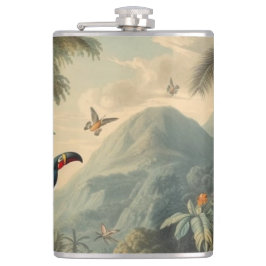 ヴィンテージの花と観光の植物界 フラスク